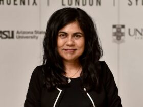 A headshot of Scientia Professor Veena Sahajwalla