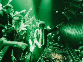 DJ in a crowd