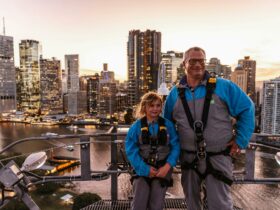 Father & Daughter on the Story Bridge Climb