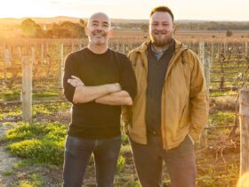 Winemakers Daniel Chaffey Hartwig & Theo Engela